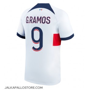 Paris Saint-Germain Goncalo Ramos #9 Vieraspaita 2023-24 Lyhythihainen